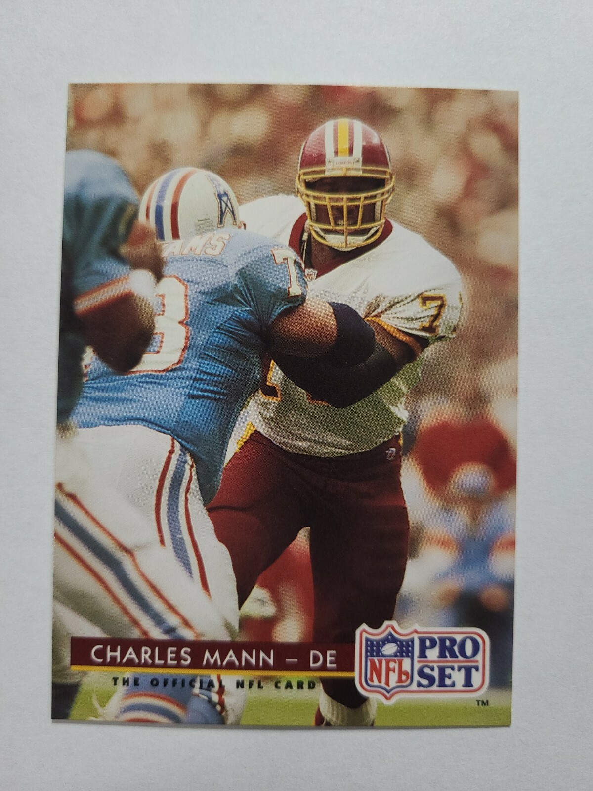 CHARLES MANN 1992 PRO SET FOOTBALL CARD # 81 E6666