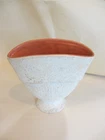 Vintage 1960s Red Wing 874 Ceramic Art Pottery Fan Vase