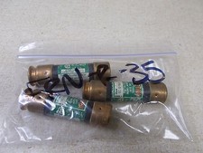 NEW Fusetron FRN-R-35, Lot of 3 35 Amp Fuses FREE SHIPPING