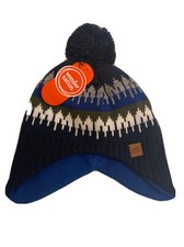 Wonder Nation Baby/Toddler Beanie. Color Blue Patterned, One Size