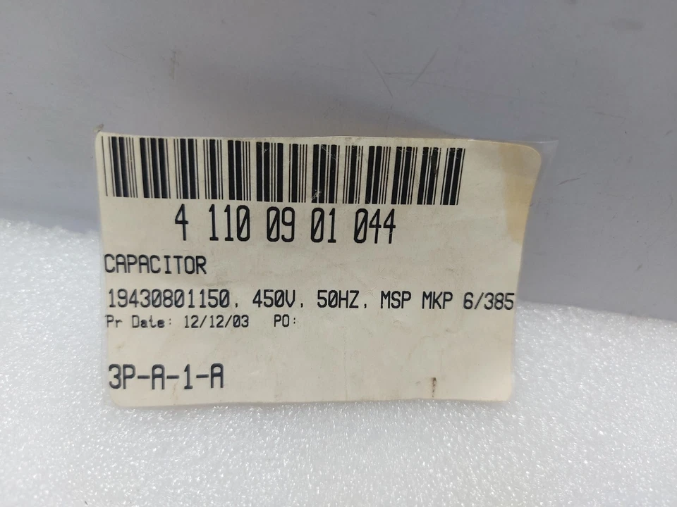 DVE MSP MKP 6/385 Condensador Capacitor - Image 2 of 4