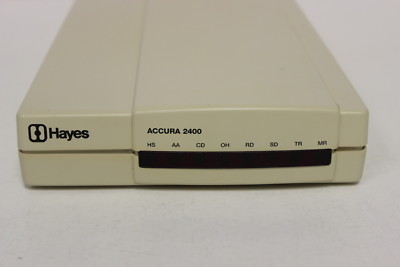 HAYES YA13AM ACCURA 2400 EXTERNAL MODEM WITH WARRANTY | eBay