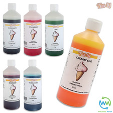 625G Ice Cream SAUCE Topping TAS-TY Brand Multiple FLAVOURS Syrup BOTTLE Tasty