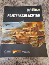 German Language Tank War Bolt Action Rulebook Warlord Games New Panzerschlachten