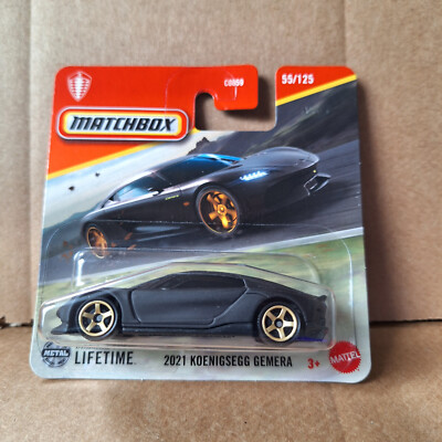 Matchbox - 2021 Koenigsegg Gemera 55/125 Mattel 2025 MATT BLACK