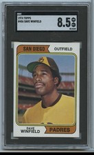 1974 Topps Dave Winfield #456 SGC 8.5