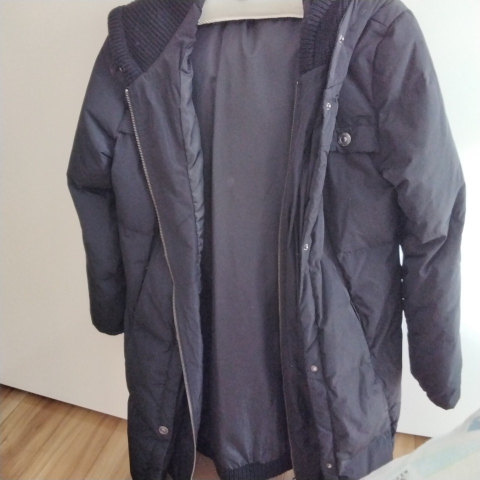 Down Coat by Feathers Size S  -  Black