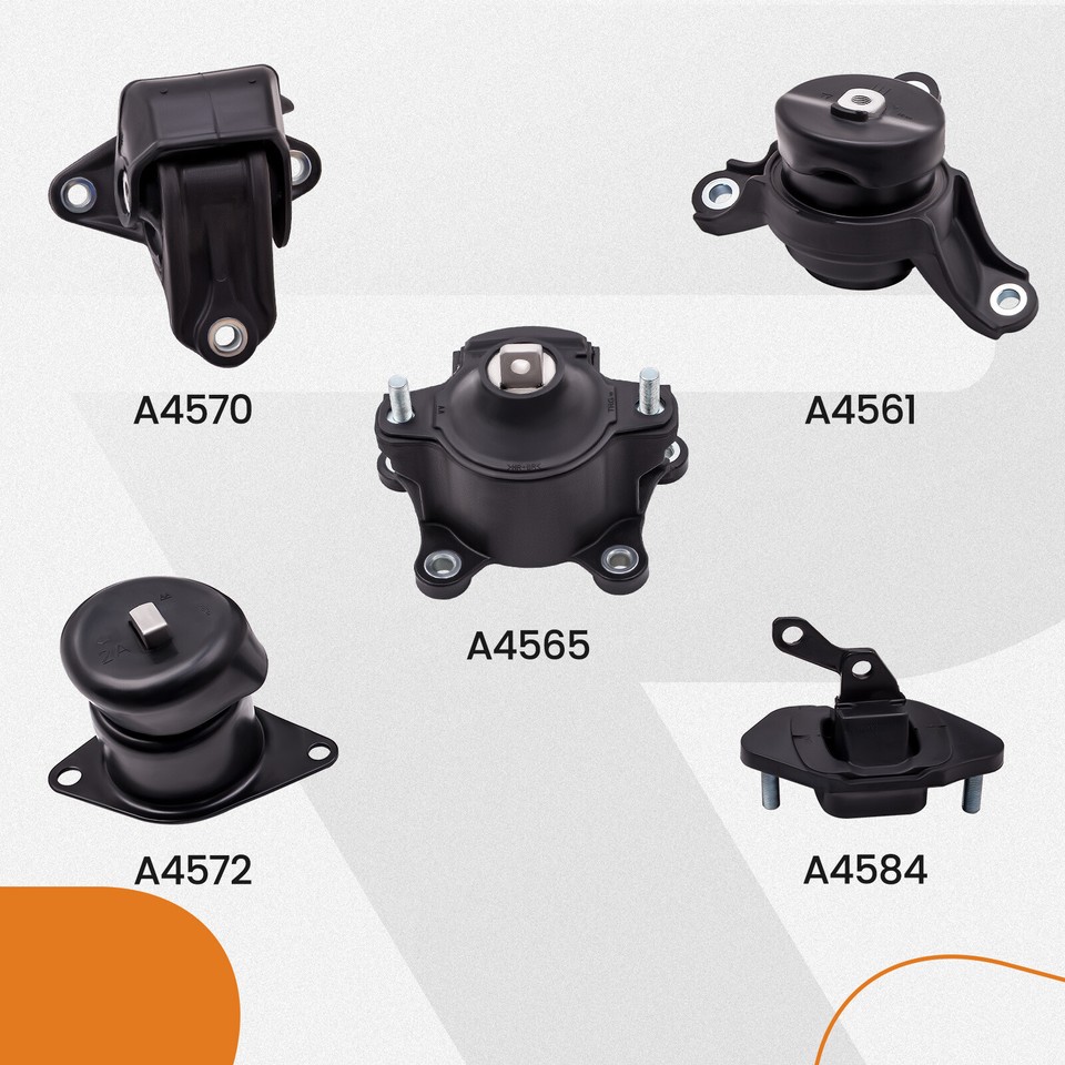 5pcs Engine Motor & Trans Mount For Honda Accord 2.4L 9457 9443 9428