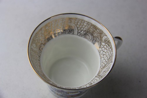 LOMONOSOV Russian Imperial Winter Day Porcelain Coffee Cup & Saucer Rare! - Picture 14 of 23
