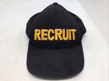 Recruit Baseball Hat Graffiti Set 1984 Made in USA Adjustable Ballcap