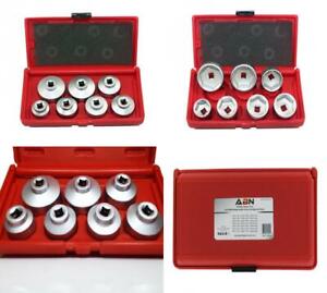 ABN Paper Cartridge Housing Oil Filter Cap Wrench 7-Piece Socket Set Tool Kit