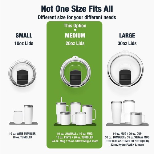 20 oz YETI Tumbler Lid Replacement - Magnetic, Stylish & Impact Resistant - Picture 10 of 10