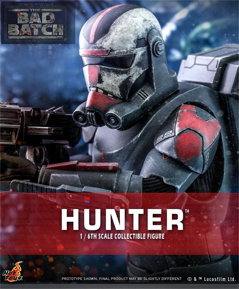 Hot Toys Hunter - Star Wars: The Bad Batch 1/6 Collectible Figure
