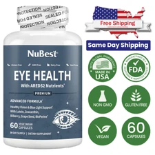 👀 NuBest Eye Health – Blue Light Filter, Vision Support, Lutein & Zeaxanthin