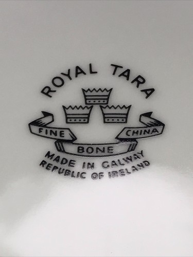22 Pc Royal Tara SHAMROCK Fine Bone China Tea Cup Saucer Galway Ireland - Bild 15 von 19