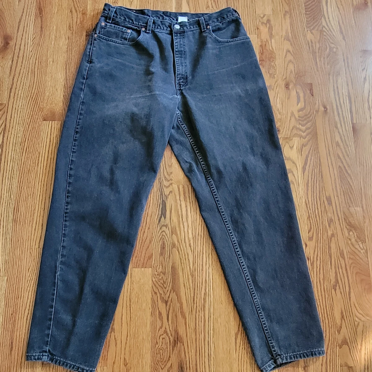 Vintage 90s Levi's 560 USA Made Black Jeans Actual 36x32