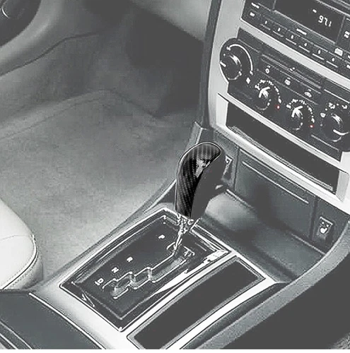 Carbon Center Gear Shifter Knob Cover Trim for Dodge Charger/Chrysler 300C 04-10 - Picture 7 of 16