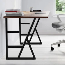 2PCS Iron K-Shaped Dining Table Legs for bedrooms, living rooms, balconies New