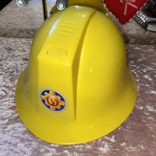 Fireman Sam's Helmet with Theme tune Music & Show Phrases vgc role play toy 