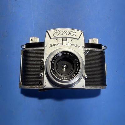 📷 Ihagee Exa Dresden Camera w/ Meyer Görlitz Helioplan 40mm f4.5