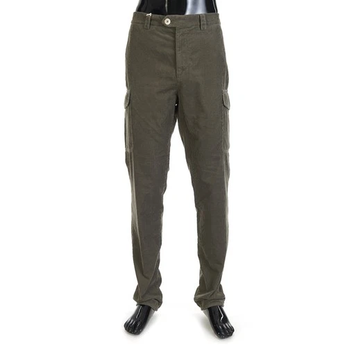 BRUNELLO CUCINELLI 1200$ Cargo Trousers - Leasure fit, Drawstring, Corduroy