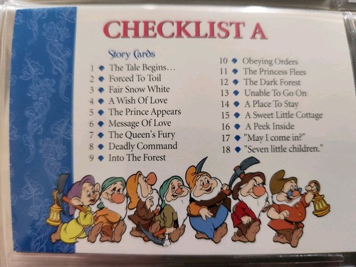 Vintage "Snow White & The Seven Dwarfs" Skybox Disney Trading Cards - Picture 23 of 24