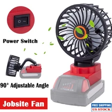 Portable Mini Fan For Milwaukee 18V Cordless Lithium-ion Jobsite Fan Bare Tool