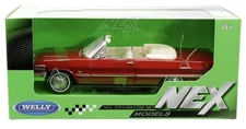 WELLY 1963 CHEVROLET IMPALA CONVERTIBLE NEX MODELS 1:24