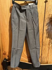 Calvin Klein Boys Dress Pants Flat Front Modern Fit Silverware Size 8 Reg NWT
