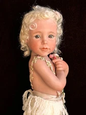 OOAK 12.5" Artist Hand Sculpted Polymer Clay Fairy Girl Doll