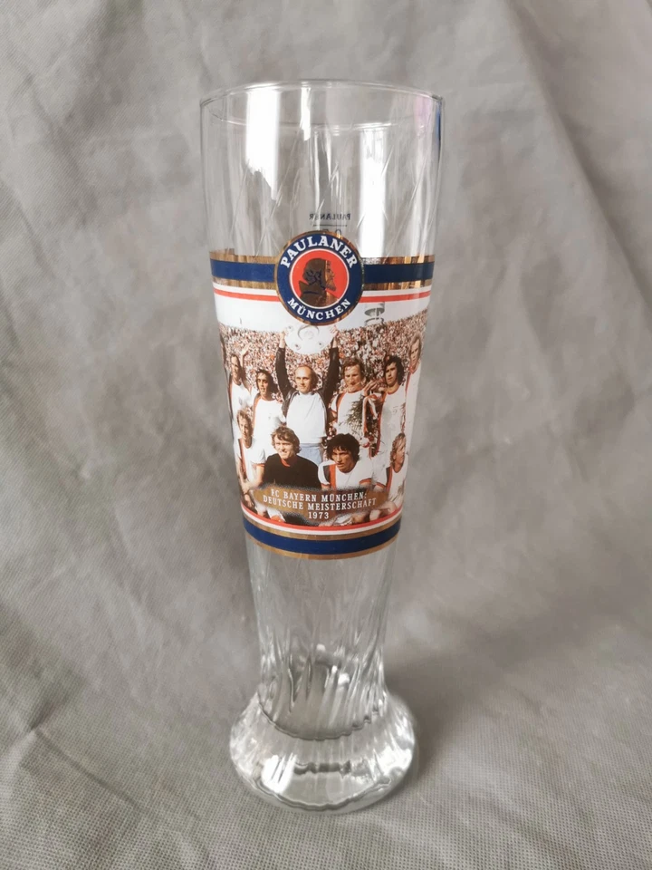 Verre à bière Paulaner Munchen Bayern de Munich 1973 - Photo 1/4