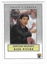 2001 Fleer Greats of the Game Coach's Corner Rick Pitino Kentucky Wildcats #8 CC