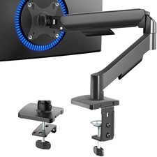 Single Monitor Mechanical Spring Desk Mount Stand, Fits Computer Screens to 32"