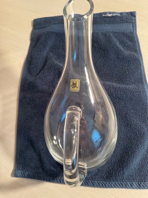 Eisch Dripless European Duck Lead-Free Crystal Handblown Decanter Carafe ^NIB^