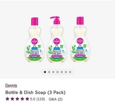 Dapple Bottle Dish Soap Pack of 3