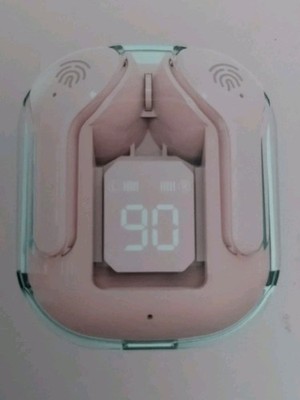 Pink TWS Air31  Earbuds Bluetooth  Charging Case, 4-5 Hour Music Play Time 