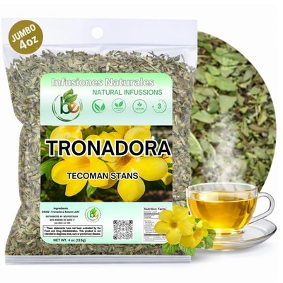 Tronadora Retama, 4 oz/114g Premium Quality Tronadora Tea, Yellow Elder Herbs (T