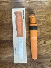 Morakniv Kansbol Stainless Steel Fixed-Blade Survival Knife 12645 In Box Orange
