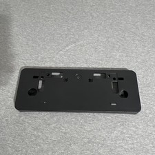 1x Lexus STYLE 3D Emblem BLACK Stainless License Plate Frame RUST FREE S Cap