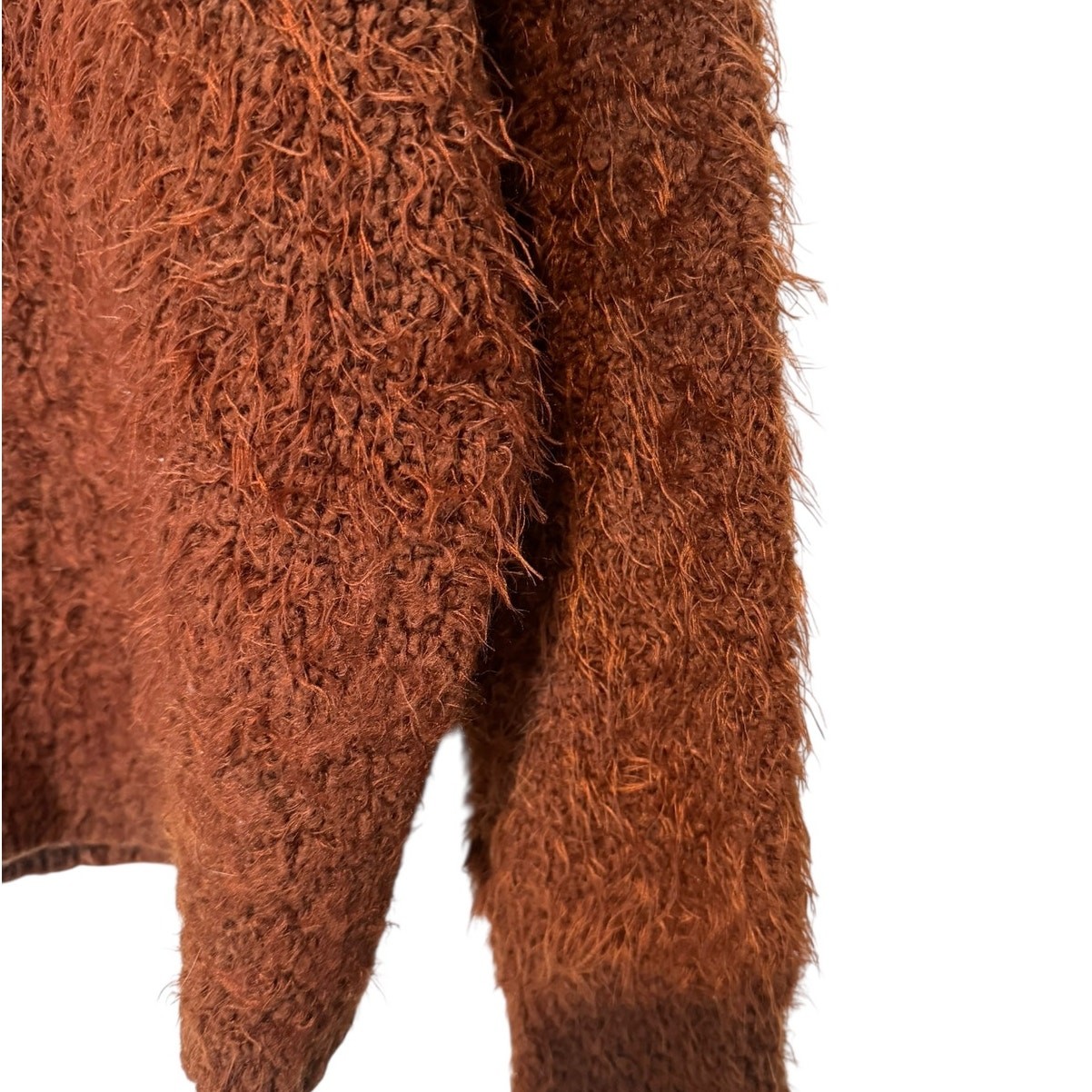 Free People Icing Pullover Mocha Java Brown Small… - image 6