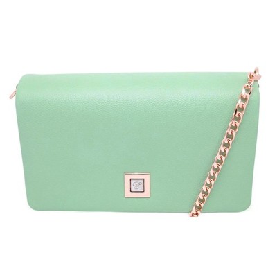 Chopard Ice Cube in Mint Green Grained Leather Shoulder Bag 95000-1173
