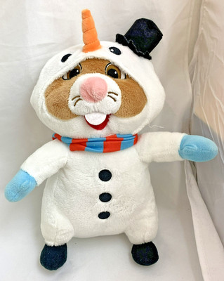 Albert Heijn AH Hamster Schneemann Plüschtier Kuscheltier Weihnachten Stofftier