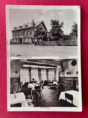 Postcard Bendorf am Rhein 1935 Pension Gasthof Hohenzollern (176921