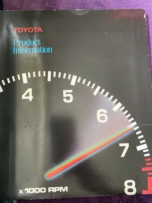 1990 Toyota Hotaru Concept Car Press Kit Auto Show Media Folder Photos Rare PR