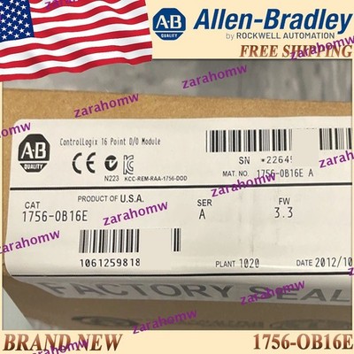1756-OB16E/A Factory Sealed AB ControlLogix D/O Module Free Ship 1756OB16E serA