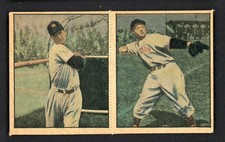 1951 BERK ROSS PANEL JERRY COLEMAN DOM DIMAGGIO EX-MT 549390 (KYCARDS)