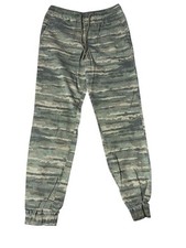 Men's Unbranded Camo Joggers Waist 30 Green Beige 412