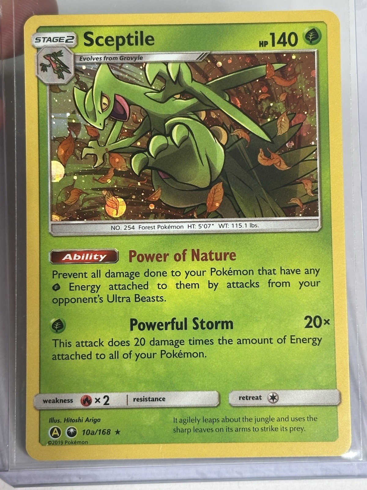 Sceptile Cosmos Holo 10A/168 Alternate Art Holo - Pokémon Card