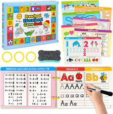 Preschool Learning Activities Educational Workbook Busy Book 58 Pages Prek Monte