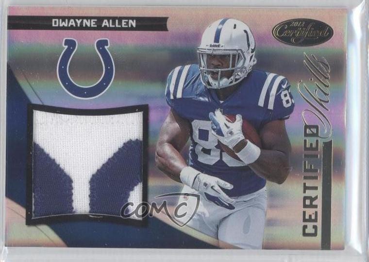 2012 Certified Skills Materials Prime 1/49 Dwayne Allen #32 Rookie RC 0s3